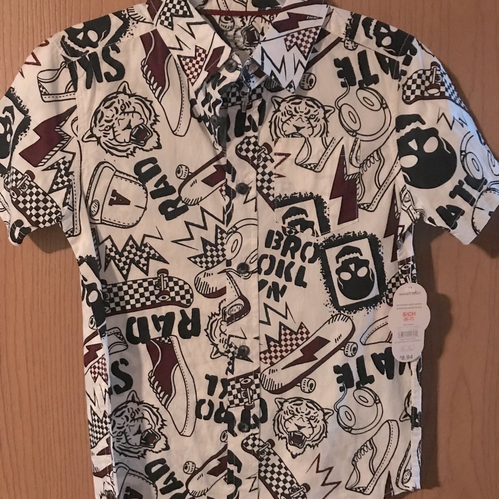 Boys button up shirt